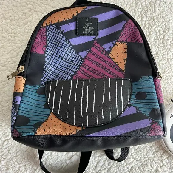 Disney The Nightmare Before Christmas Mini Backpack Jack Skellington Coin Purse - Picture 2 of 9
